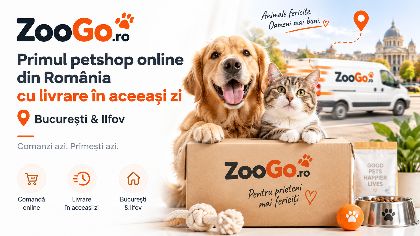 ZooGo.ro – primul petshop online din România cu livrare în aceeași zi în București și Ilfov
