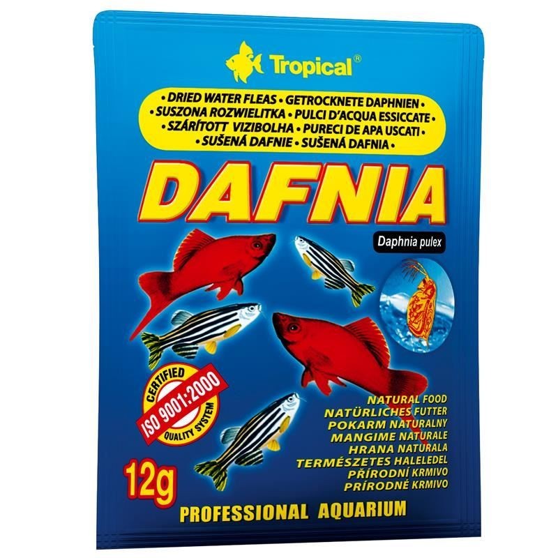 TROPICAL DAFNIA CRUSTACEE MARUNTE PENTRU ACVARIU PROFESIONAL 12GR