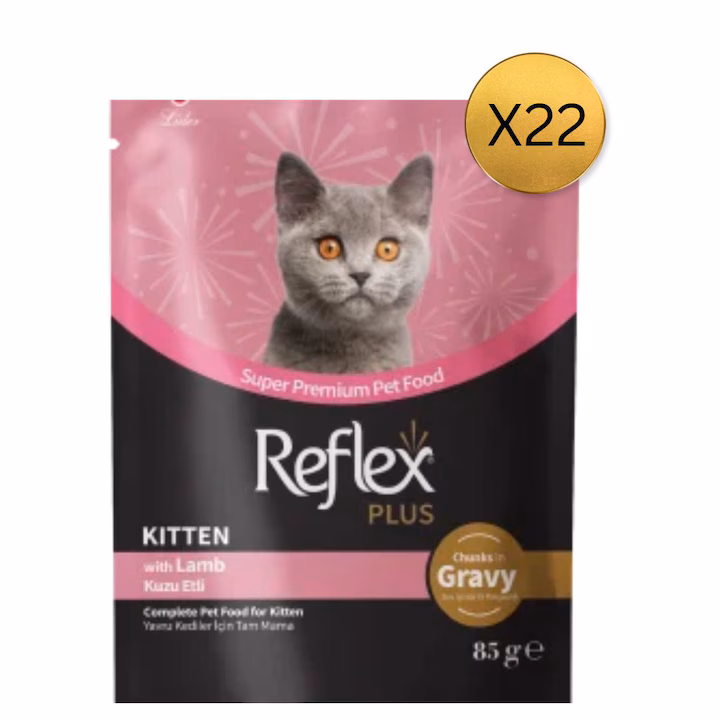 PLIC PISICA REFLEX PLUS KITTEN MIEL 85GR