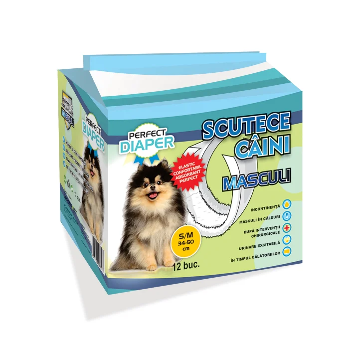 SCUTECE MASCUL S/M PERFECT DIAPER 12BUC