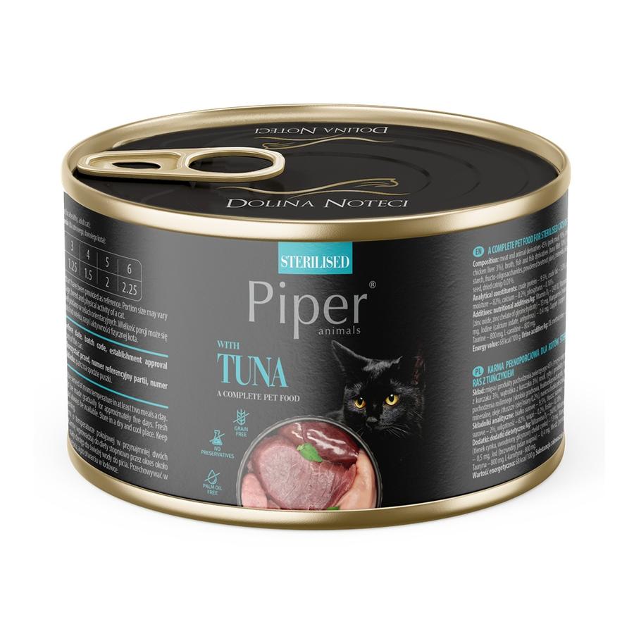 CONSERVA PISICA PIPER STERILIZAT TON 185GR