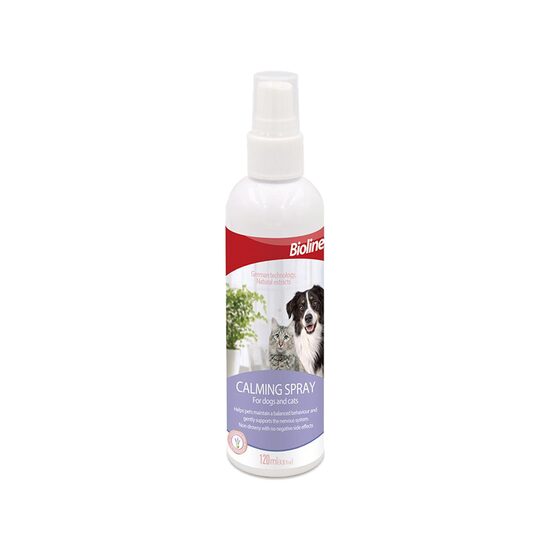 BIOLINE CALMING CAT/DOG SPRAY 120ML/BL2401