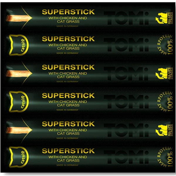 RECOMPENSA PISICA TOMI SUPER STICK IEPURE/RATA/BRANZA/IARBA PISICI 5GR