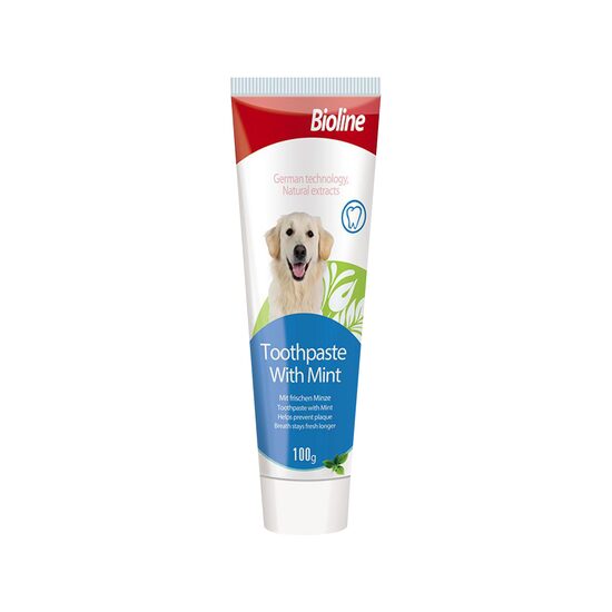 BIOLINE PASTA DE DINTI DOG MINT FLAVOUR 100G