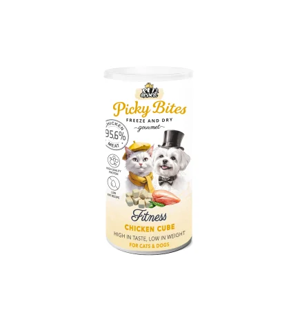 RECOMPENSA PISICA PET'S DESSERT PICKY BITES CHICKEN CUBE 30GR