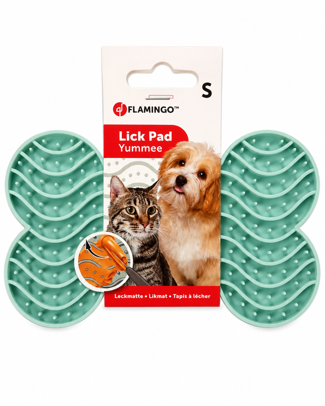 HRANITOARE INTERACTIVA LICK PAD GREEN S 