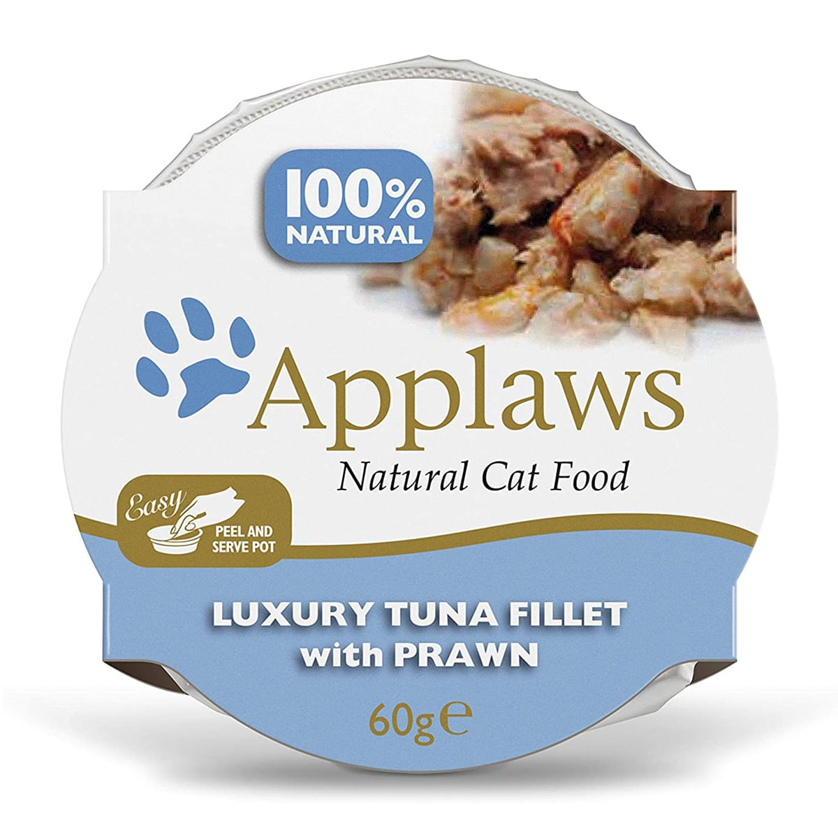 CONSERVA PISICA APPLAWS CAT BOL FILE TON CU CREVETI 60g