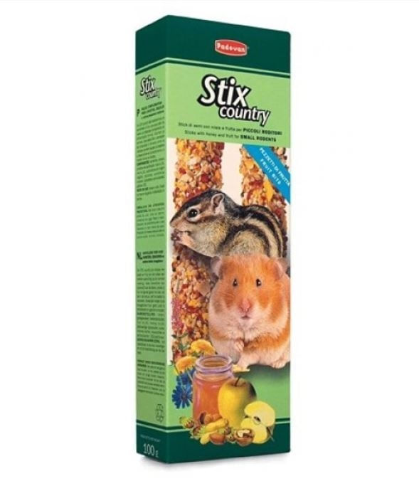 PADOVAN STIX COUNTRY HAMSTER MIERE SI FRUCTE 100GR