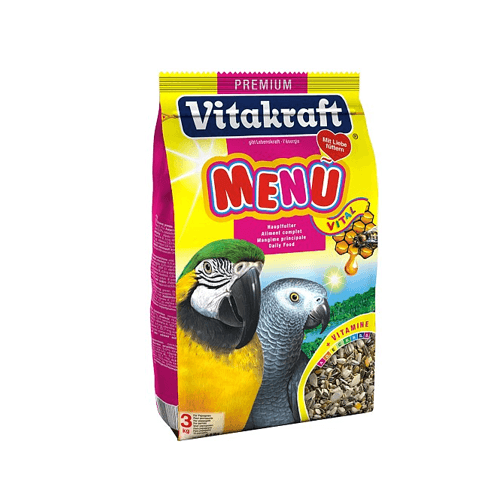VITAKRAFT MENU PAPAGALI 1KG