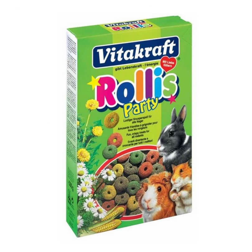 VITAKRAFT ROLLIS PARTY SNACK ROZATOARE 500GR