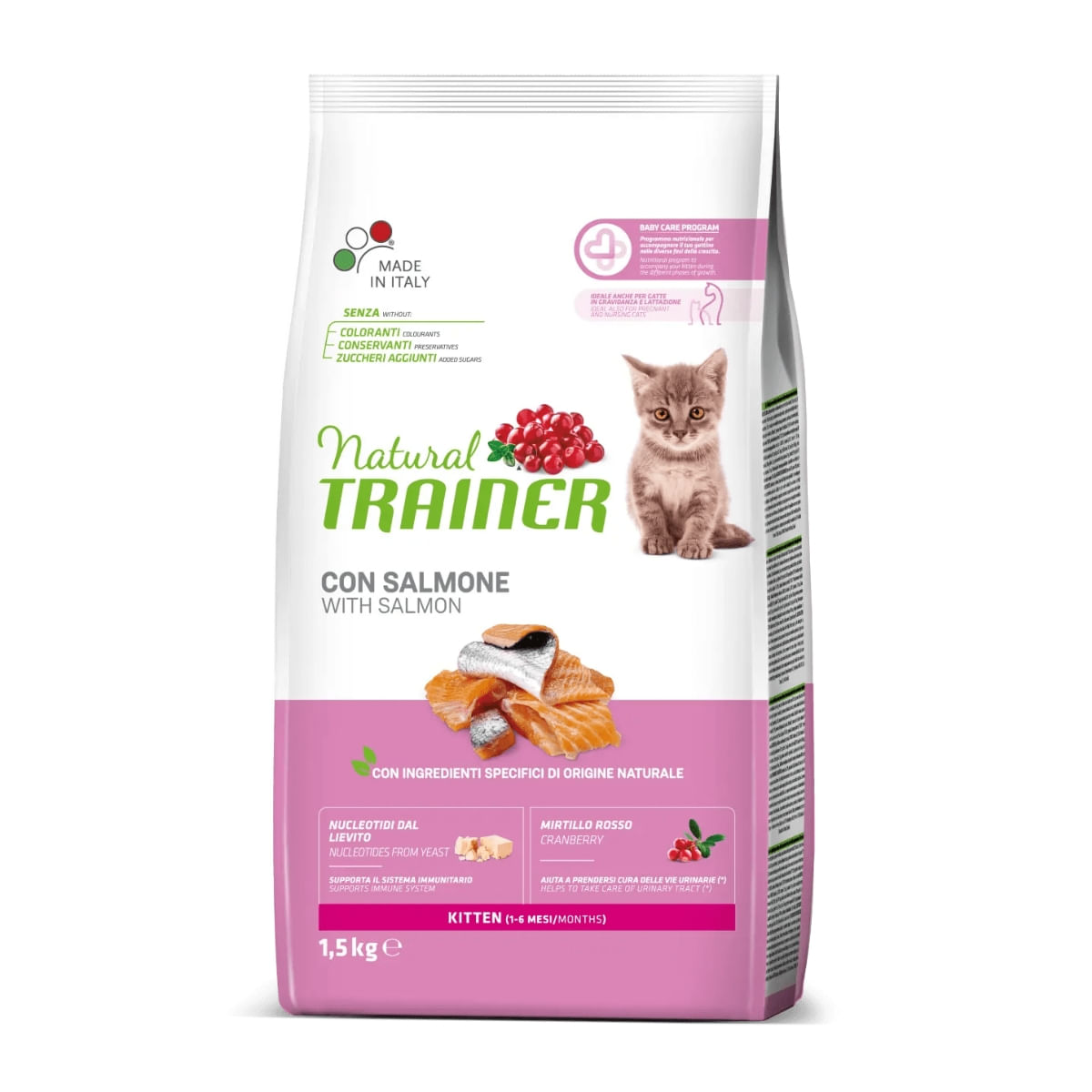 MANCARE PISCA NATURAL TRAINER KITTEN SOMON 1.5KG