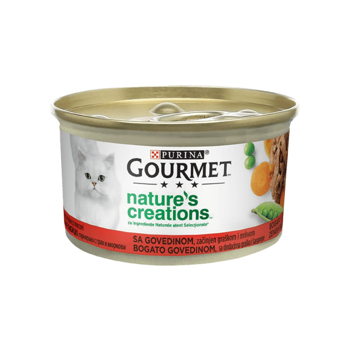 CONSERVA GOURMET NATURE'S CREATION VITA SI MAZARE 85GR