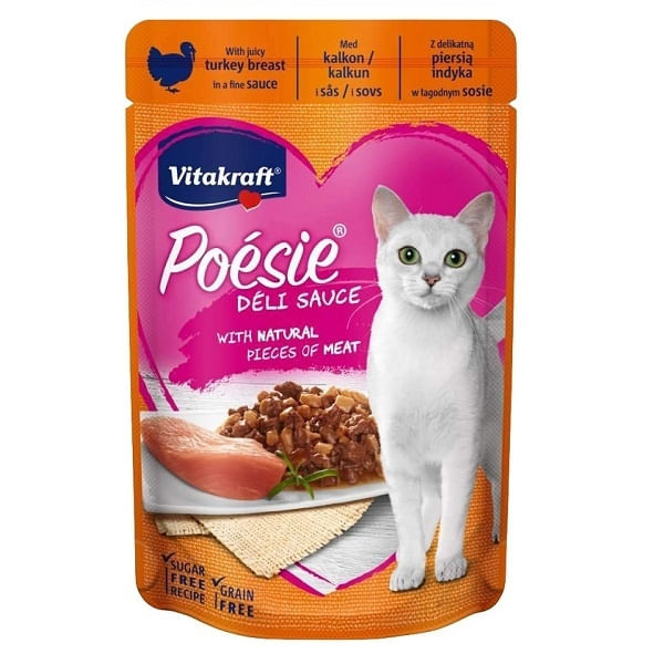 PLIC PISICA VITAKRAFT POESIE INIMA IN SOS 85G