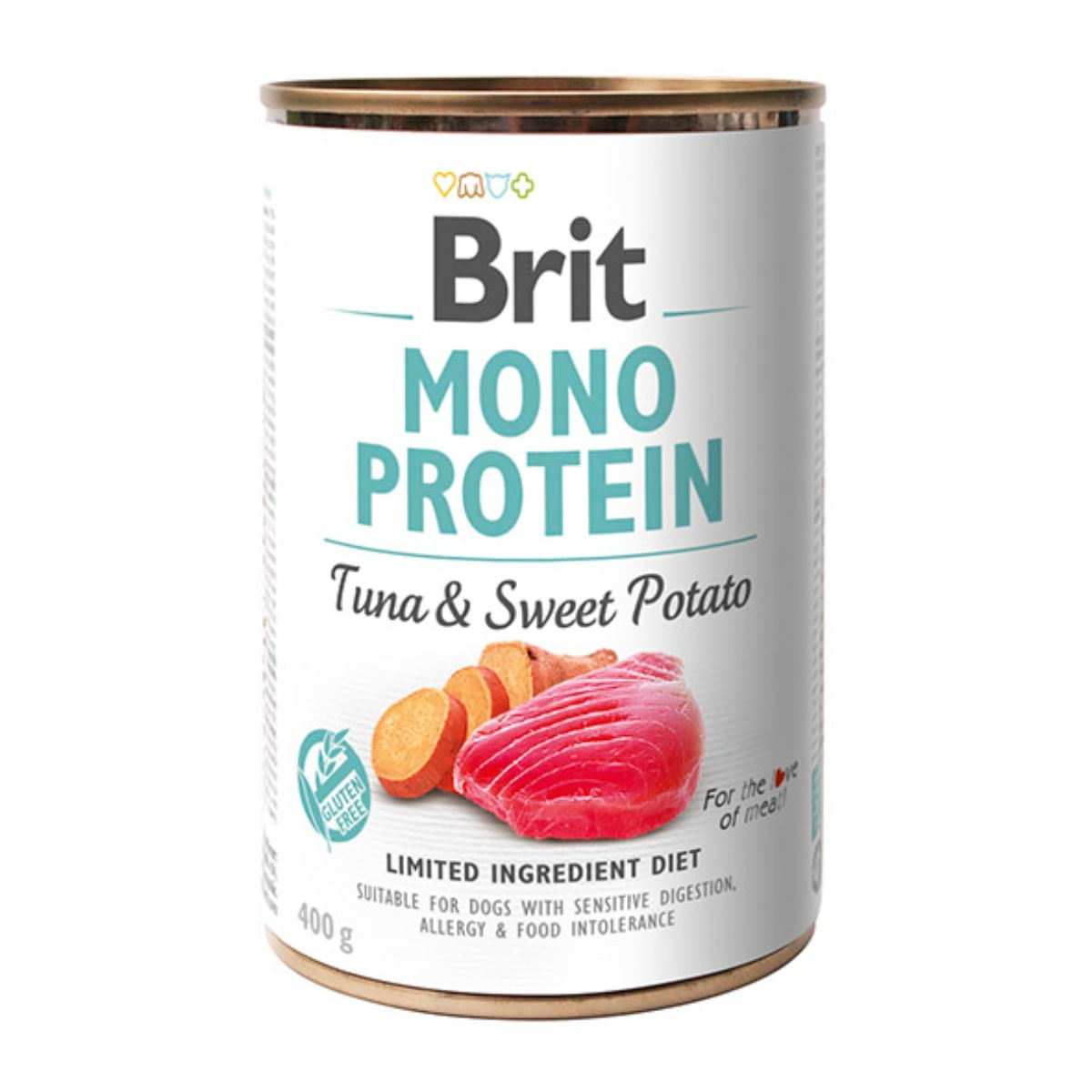 CONSERVA CAINE BRIT MONO PROTEIN TON SI CARTOF DULCE 400 G 