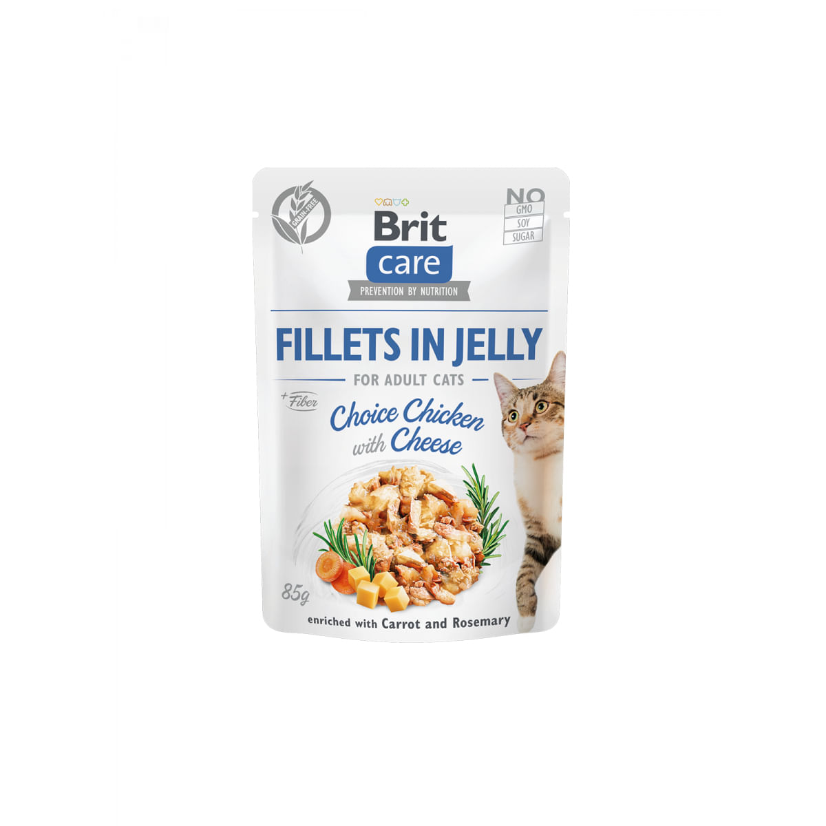 PLIC PISICA BRIT CARE PUI SI BRANZA 85GR