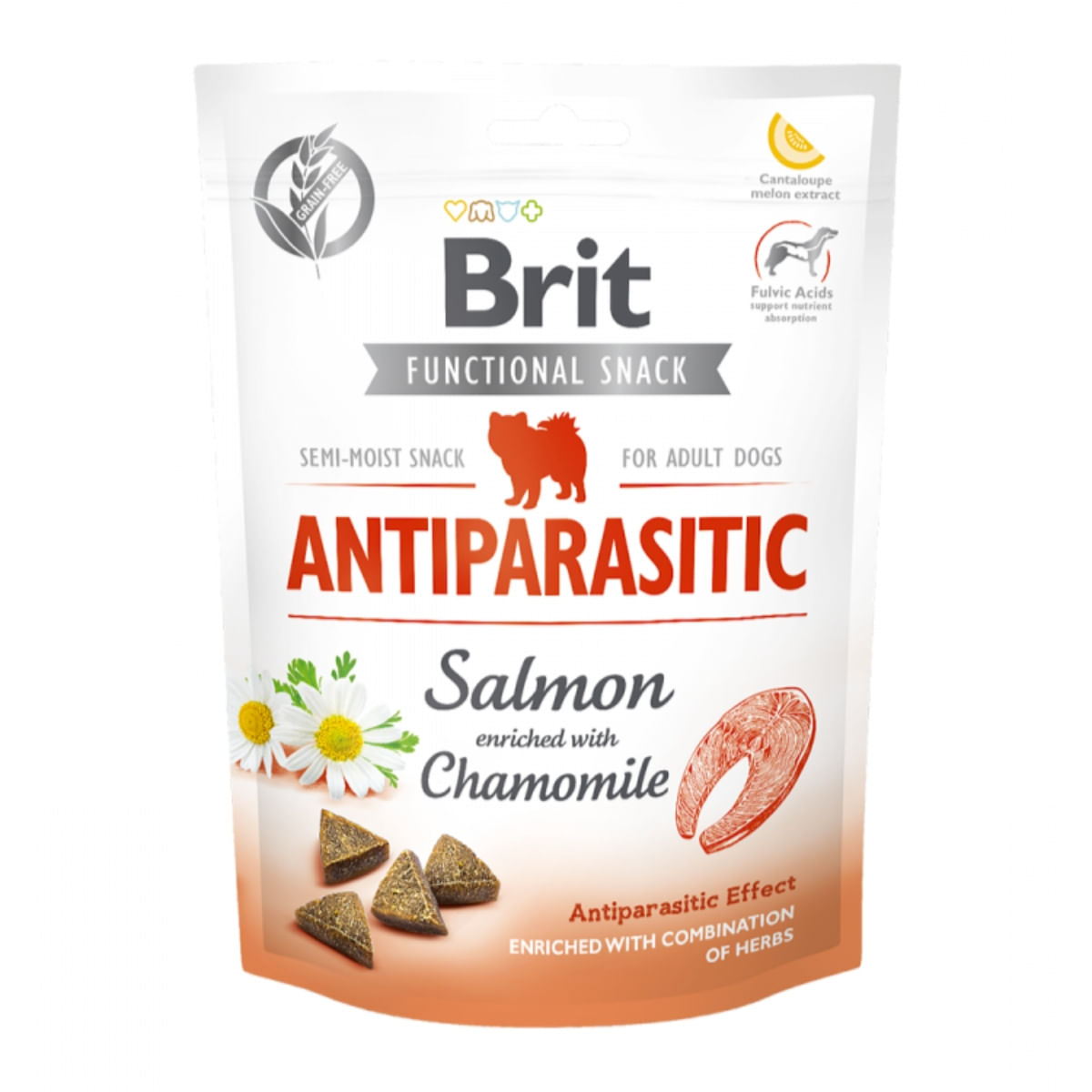 RECOMPENSA BRIT CARE ANTIPARASITIC SOMON 150GR