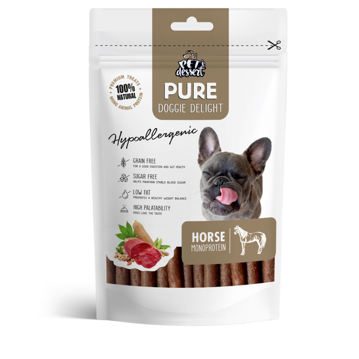 RECOMPENSA CAINE PET'S DESSERT CAL MONOPROTEIN HYPOALLERGENIC 80GR