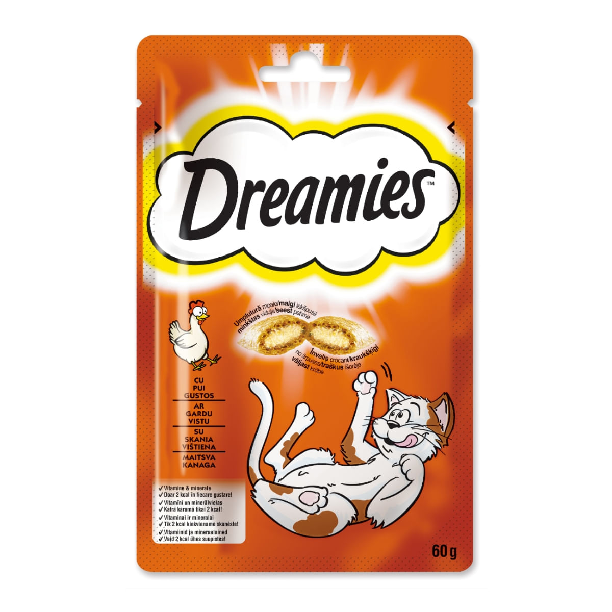 RECOMPENSA PISICA DREAMIES PUI 60GR