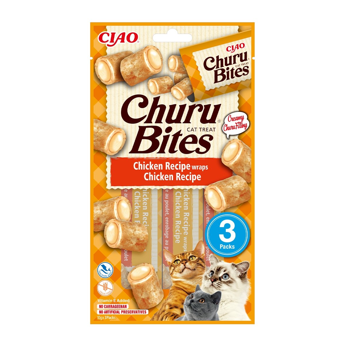 RECOMPENSA PISICA CIAO CHURU BITTES PUI 3X10GR