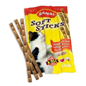RECOMPENSA PISICA SANAL SOFT STICKS CURCAN SI FICAT 15GR