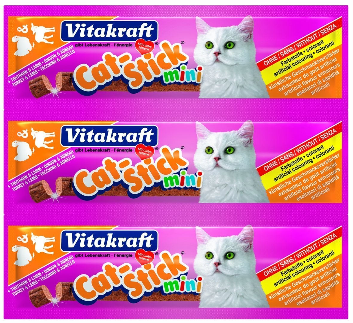RECOMPENSA PISICA VITAKRAFT CATSTICK CURCAN SI MIEL 18GR