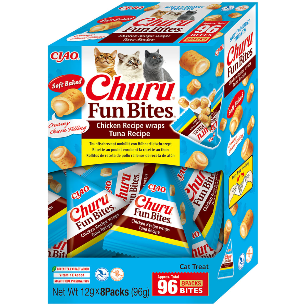 RECOMPENSA PISICA CIAO CHURU FUN BITES TUNA 12GR