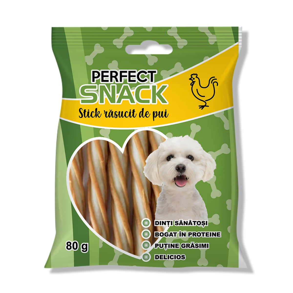 RECOMPENSA CAINE PERFECT SNACK STICK RASUCIT DE PUI 80GR