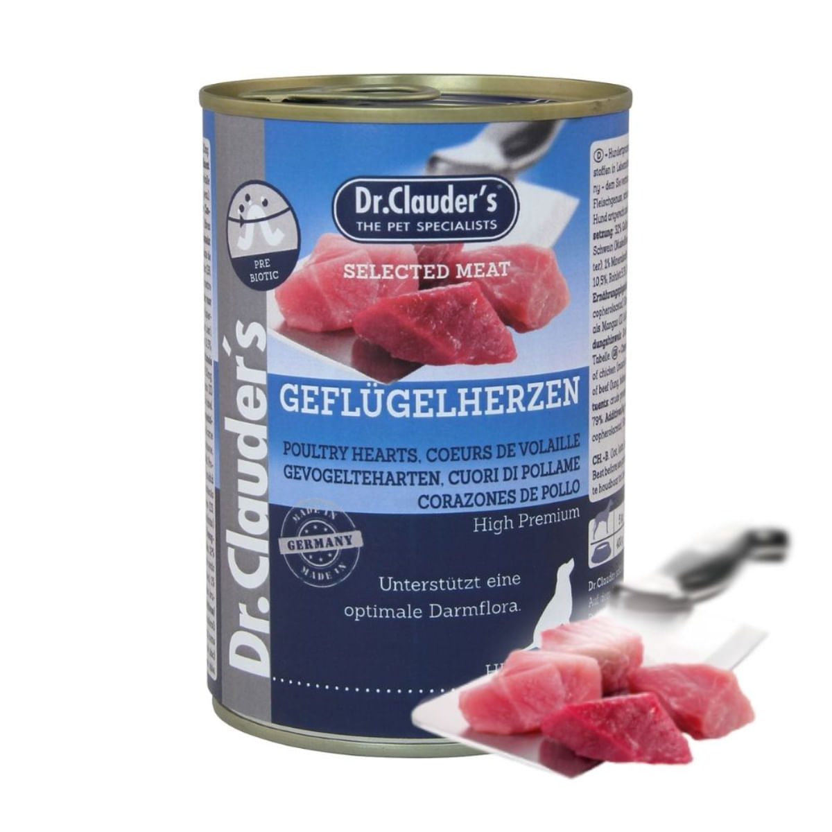 CONSERVA CAINE DR. CLAUDER'S INIMI DE PUI 400GR