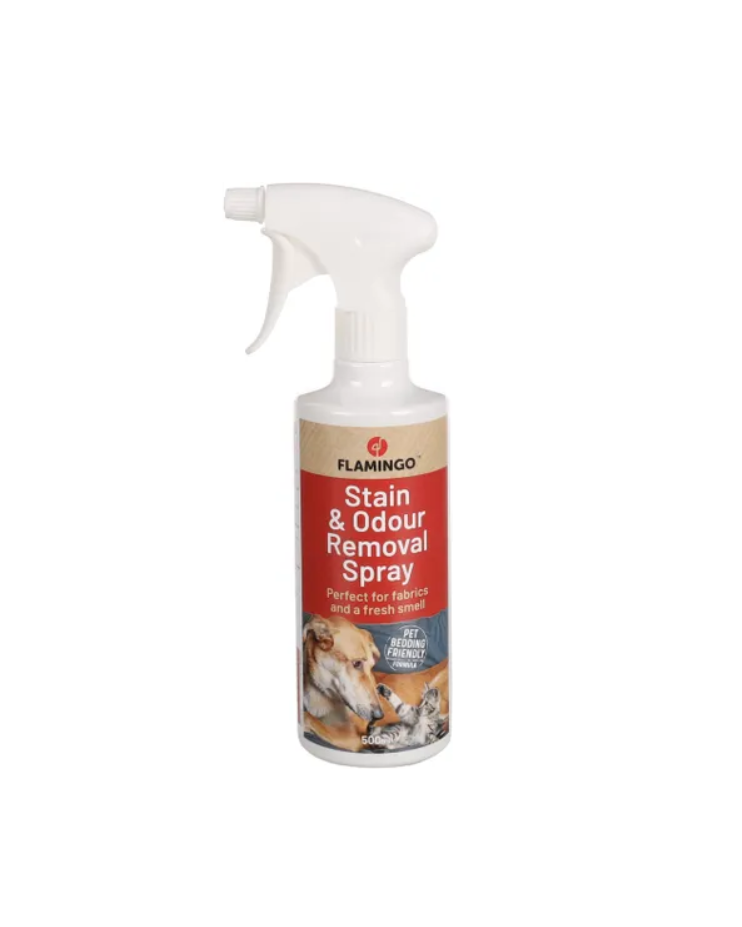 FLAMINGO STAIN ODOUR REMOVER SPRAY PENTRU INDEPARTAREA PETELOR SI MIROSURILOR 500ML 