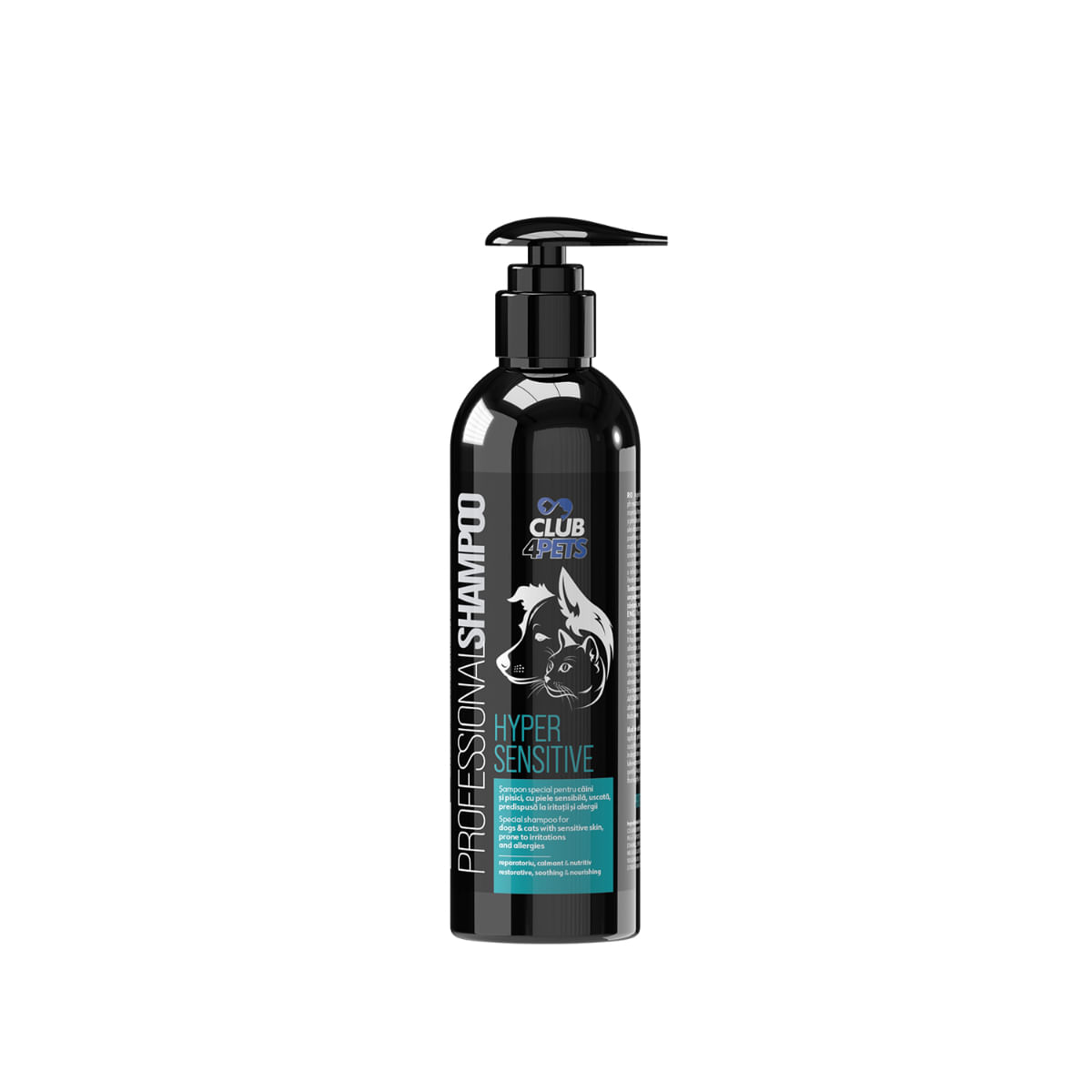 SAMPON CAINI SI PISICI CLUB4PETS HYPER SENSITIVE 250ML