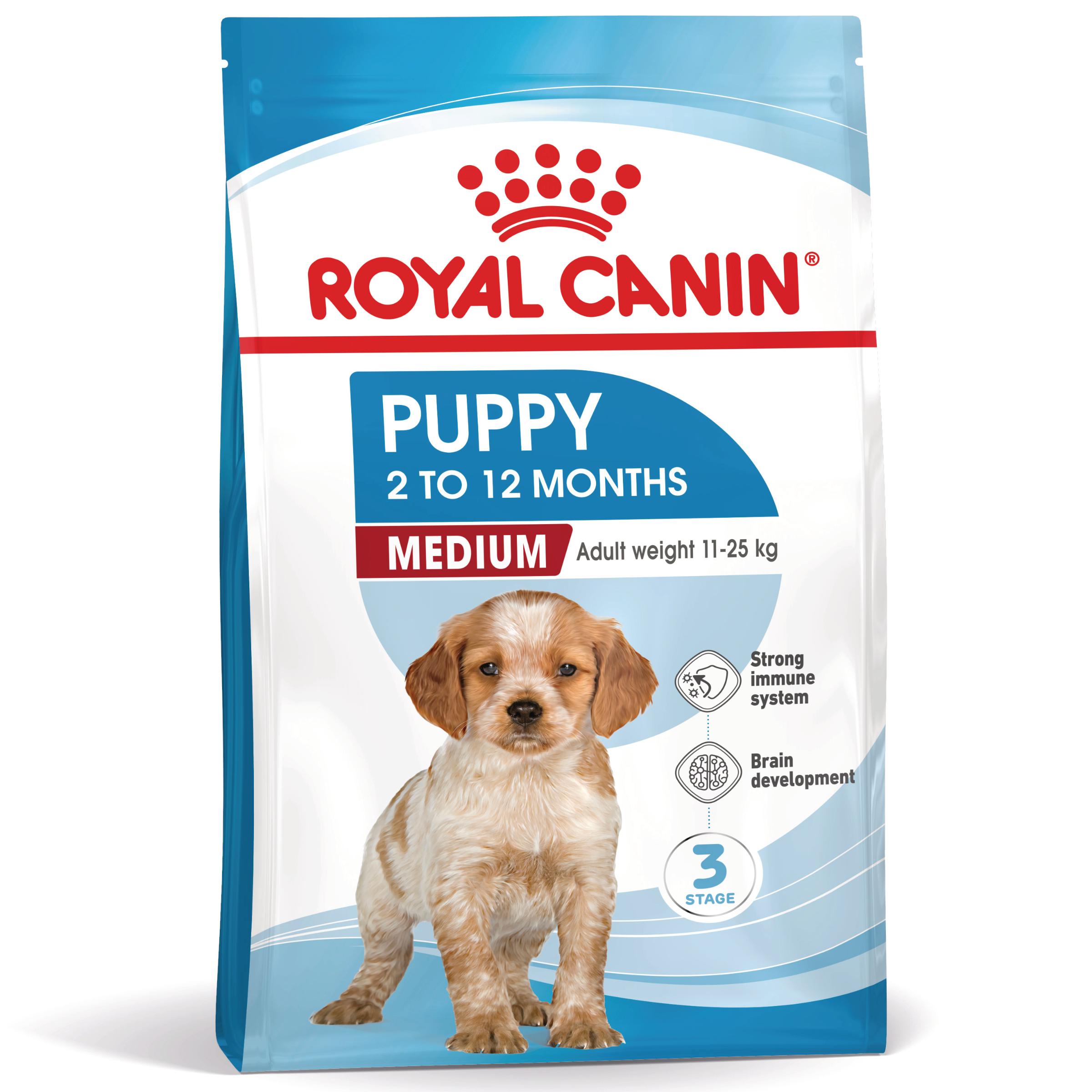 ROYAL CANIN PUPPY MEDIUM ADULT 2-12 LUNI 3KG