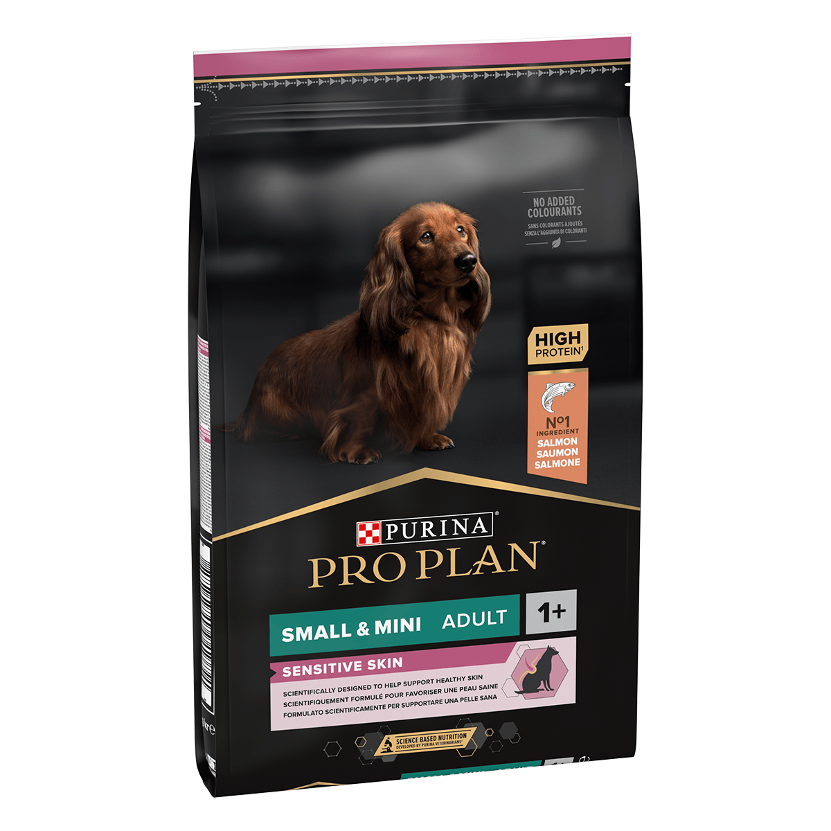 HRANA CAINE PURINA PRO PLAN SMALL AND MINI ADULT SENSITIVE SKIN SOMON 3KG  