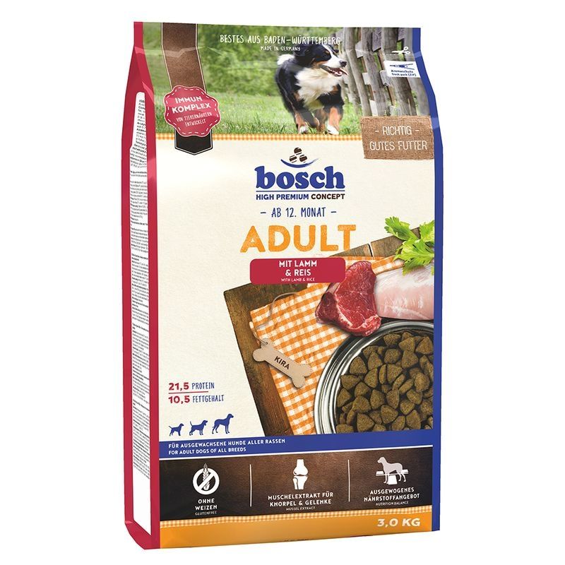 HRANA CAINI BOSCH MINI ADULT MIEL SI OREZ 3KG