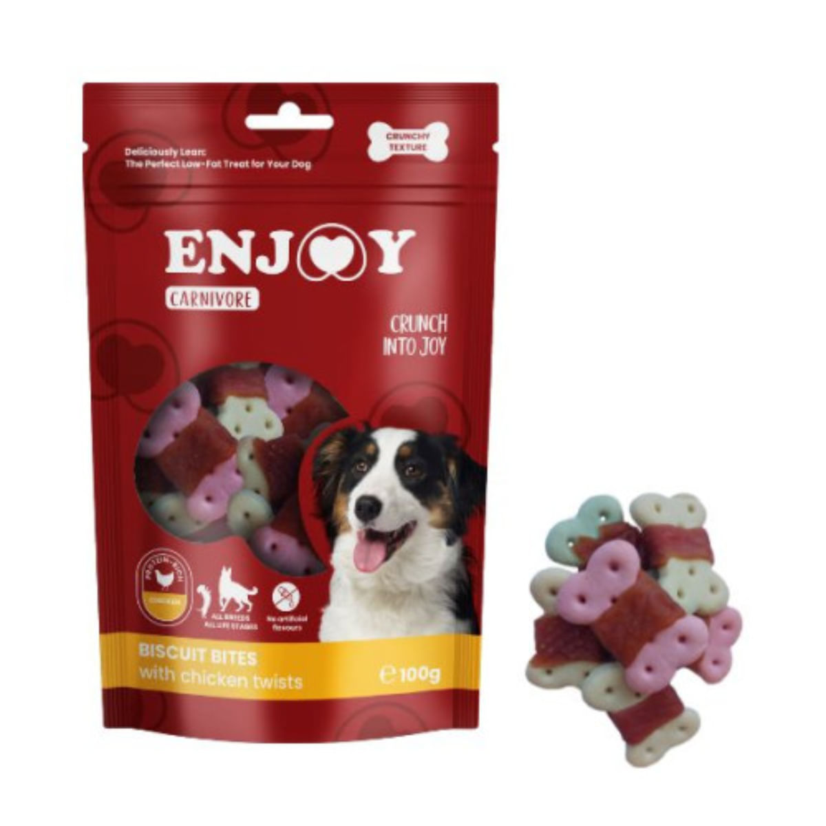 ENJOY BISCUITI CU PUI 100GR