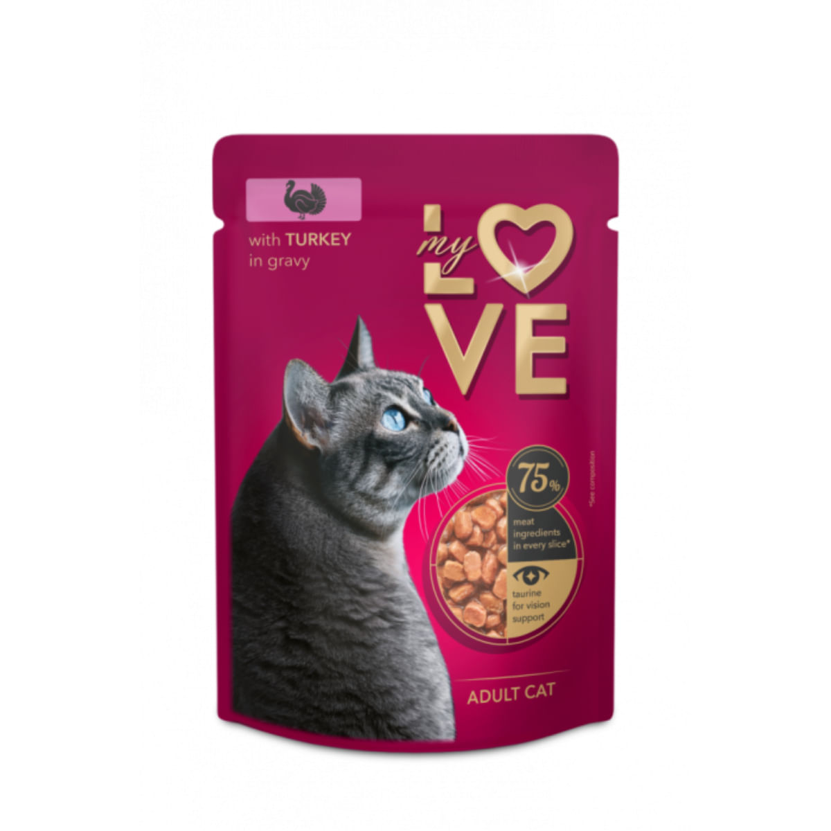 PLIC PISICI MY LOVE CURCAN IN SOS ADULT CAT 85GR
