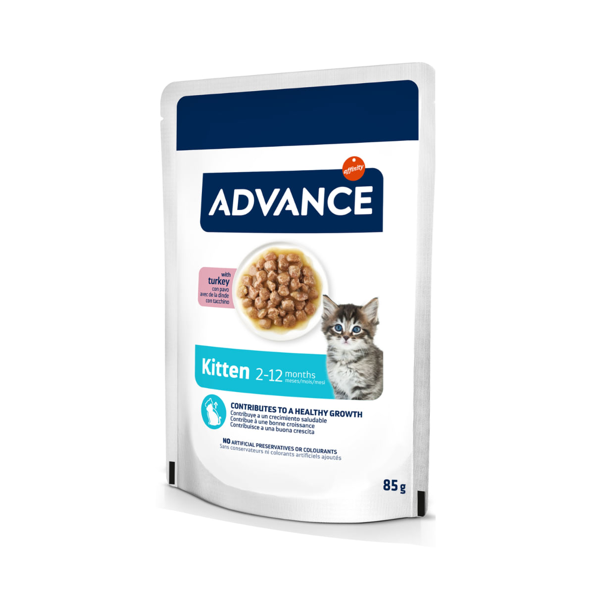 PLIC PISICA ADVANCE KITTEN CURCAN 85G