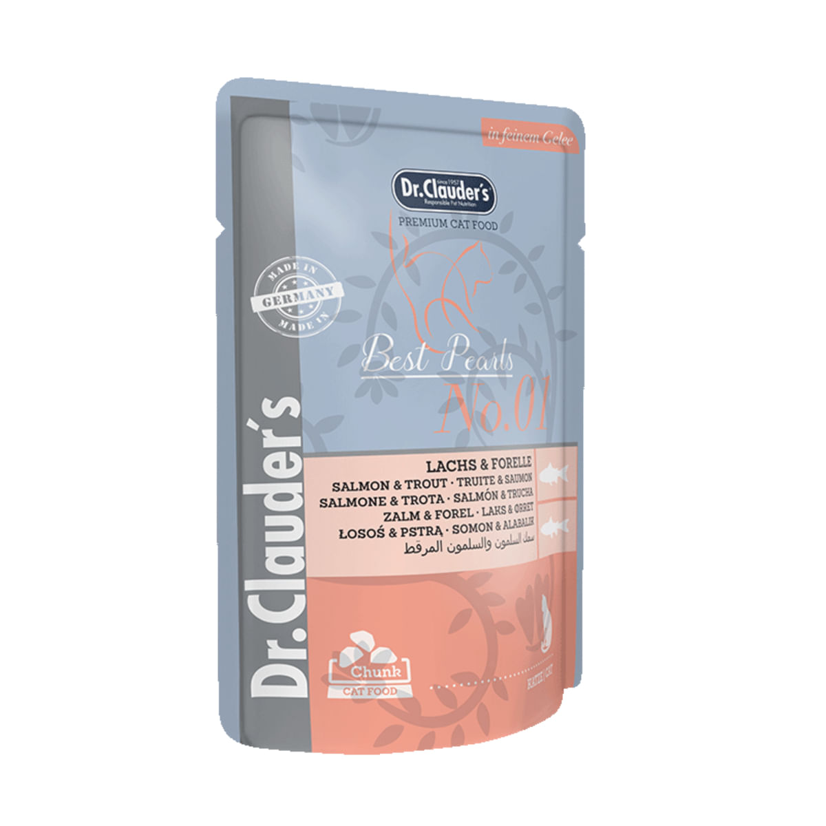 PLIC PISICA DR. CLAUDER'S SOMON SI PASTRAV 100GR