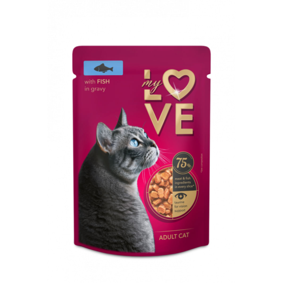 PLIC PISICI MY LOVE PESTE IN SOS ADULT CAT 85GR