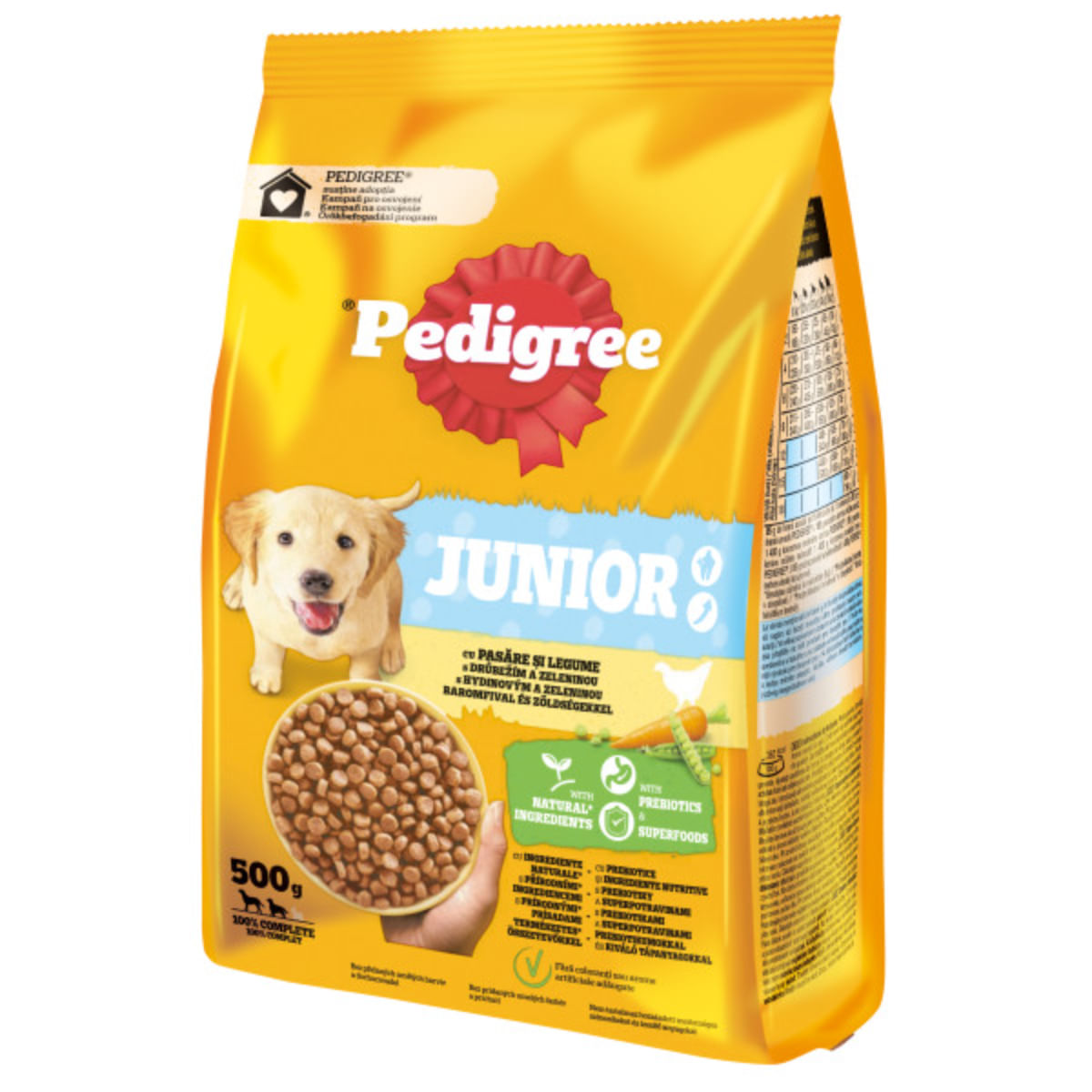 HRANA CAINE PEDIGREE JUNIOR PASARE SI LEGUME 12KG
