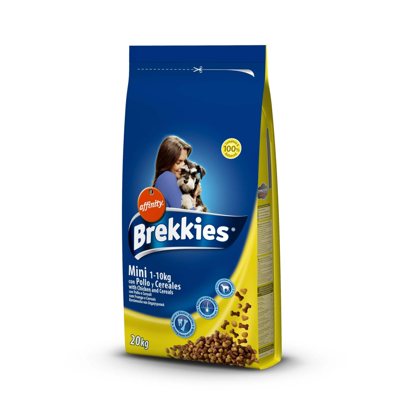 HRANA CAINE BREKKIES MINI CU PUI 20KG