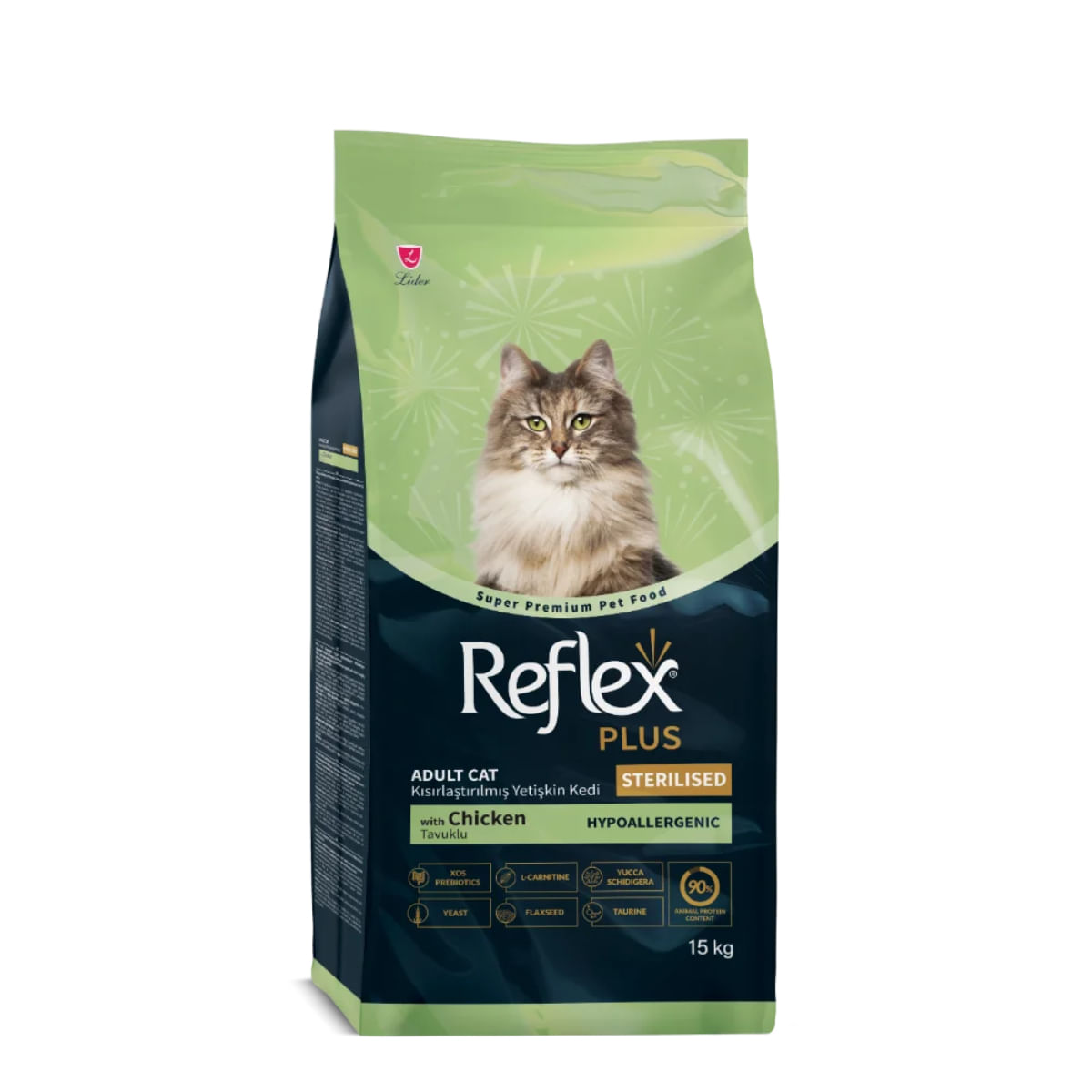 HRANA PISICA REFLEX ADULT STERILISED PUI 15KG
