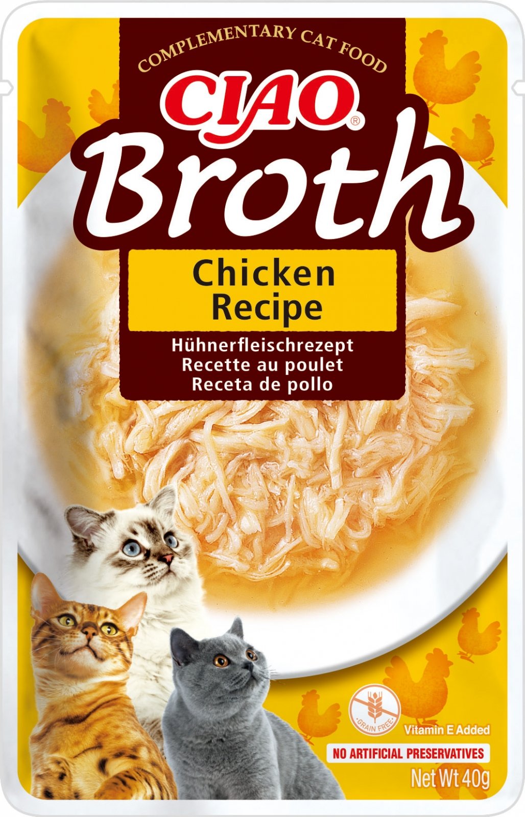 PLIC PISICA CIAO BROTH PUI 40GR