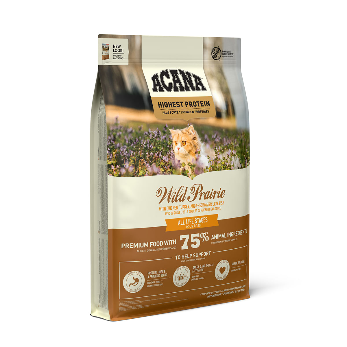 HRANA PISICA ACANA WILD PRAIRE PUI CURCAN PESTE PROASPAT 4.5KG