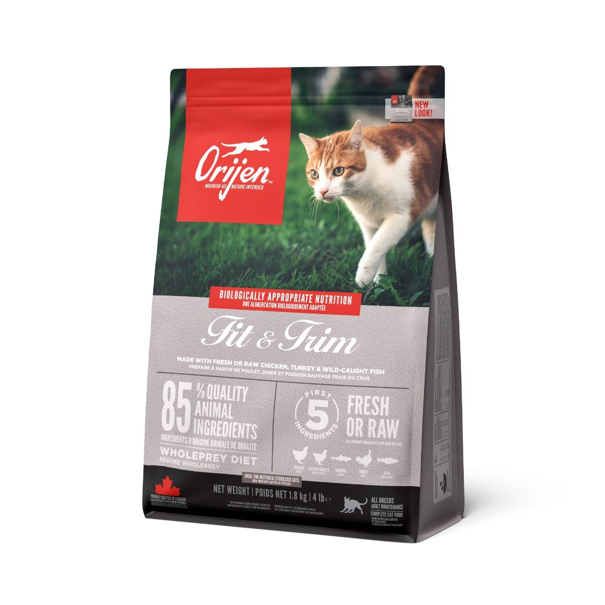 HRANA PISICA ORIJEN FIT&TRIM PUI CURCAN PESTE SALBATIC 5.4KG