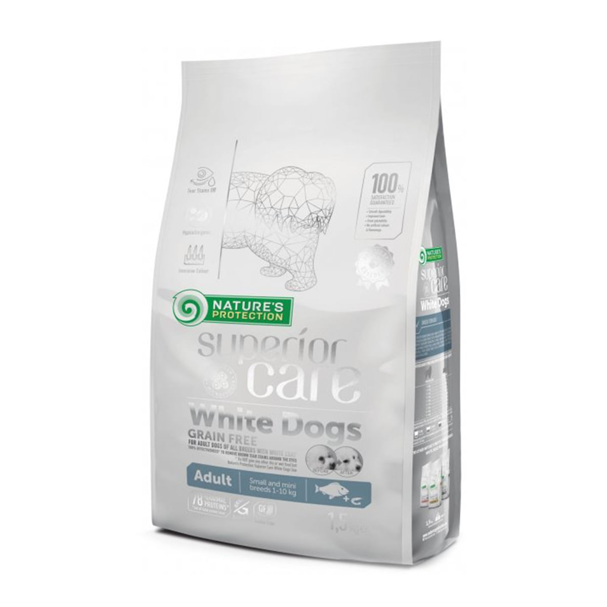 HRANA CAINE WHITE DOGS ADULT SMALL AND MINI PESTE 10KG