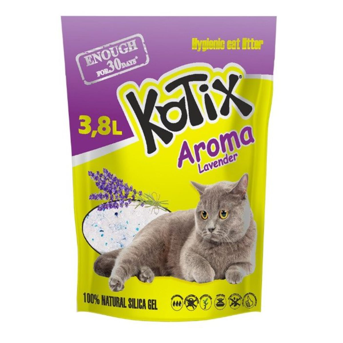 SILICAT KOTIX LAVANDA 3.8L