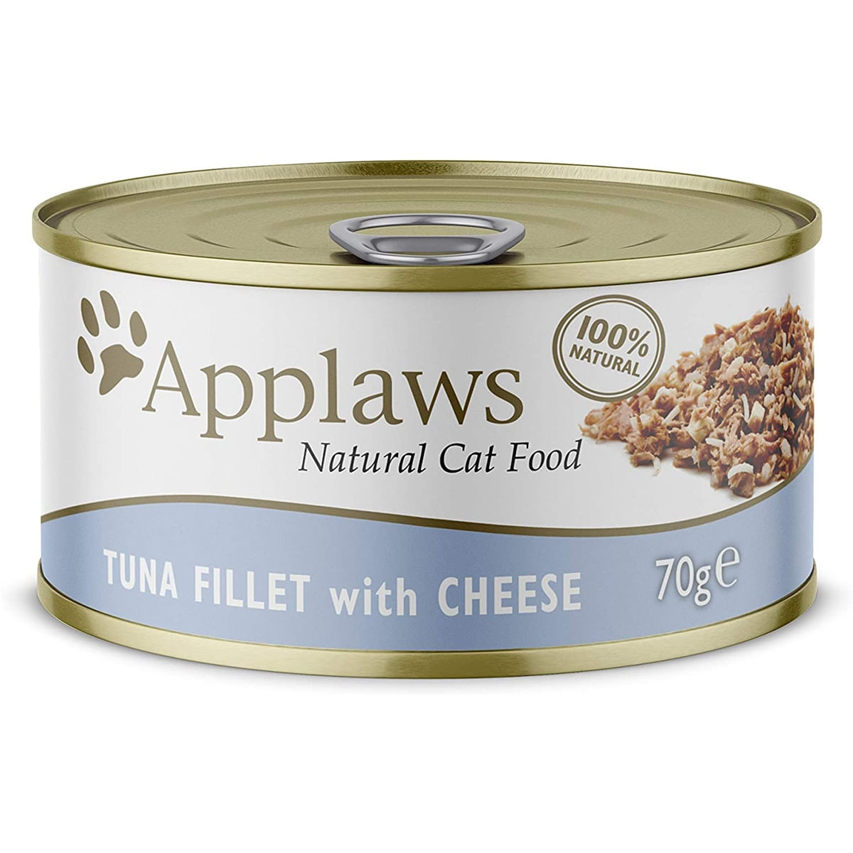 APPLAWS CONSERVA PISICI TON CU BRANZA IN BROTH 70GR