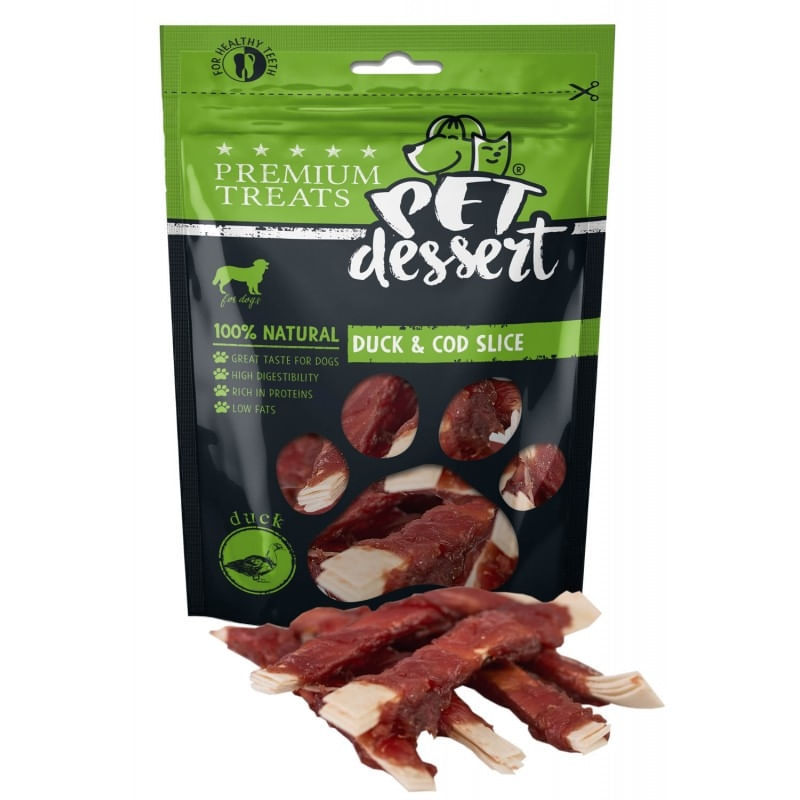 LSD-12   PET'S DESSERT DUCK COD SLICE
