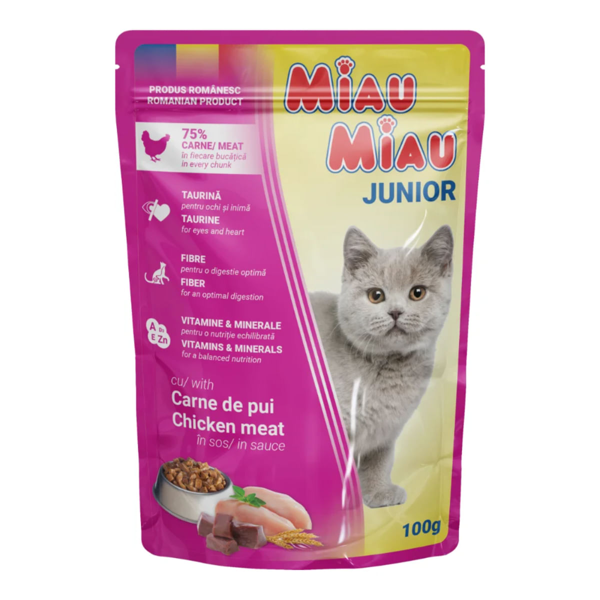 MIAU MIAU KITTEN, PLIC 100G