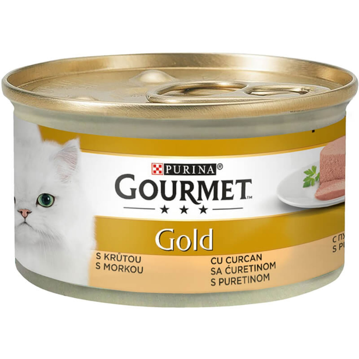 CONSERVA PISICA PURINA GOURMET PATE MOUSSE CURCAN 85GR